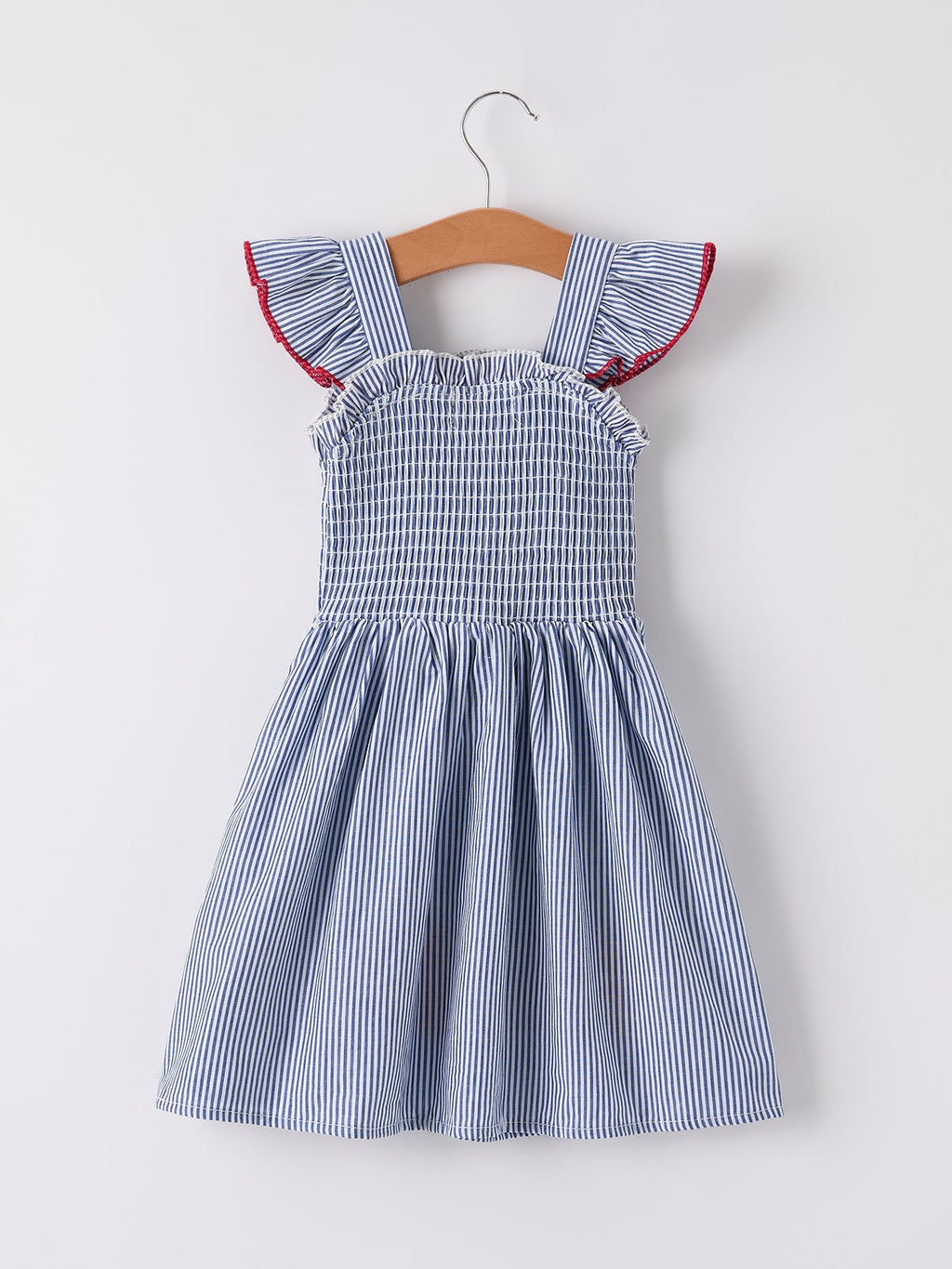 Back to School Apple Applique Girls Dress