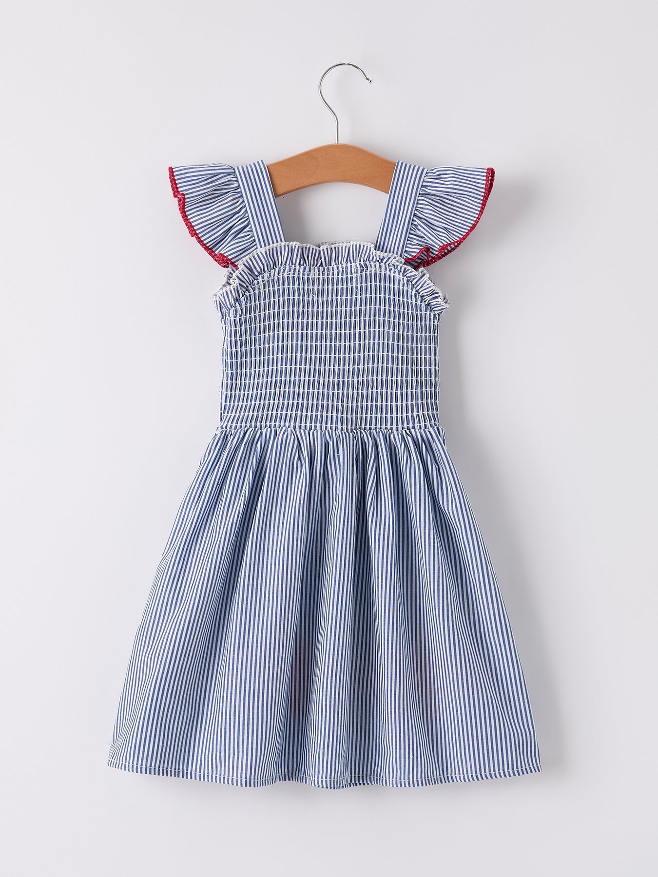 Back to School Apple Applique Girls Dress