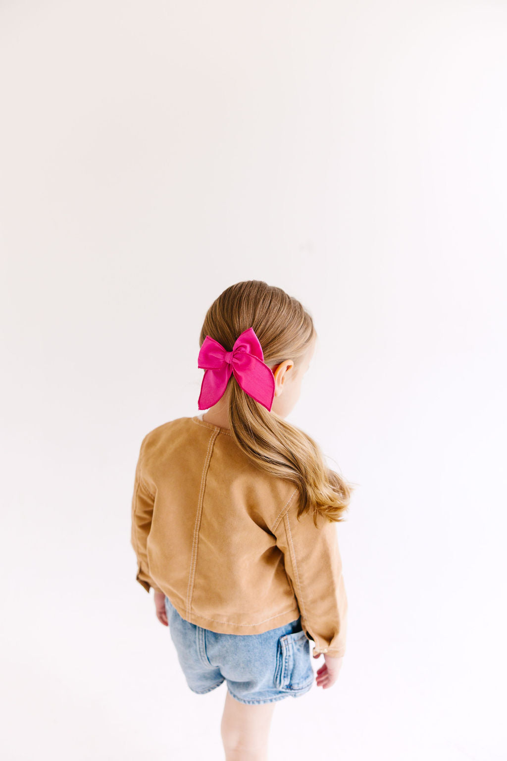 Purple Solid Medium Bow