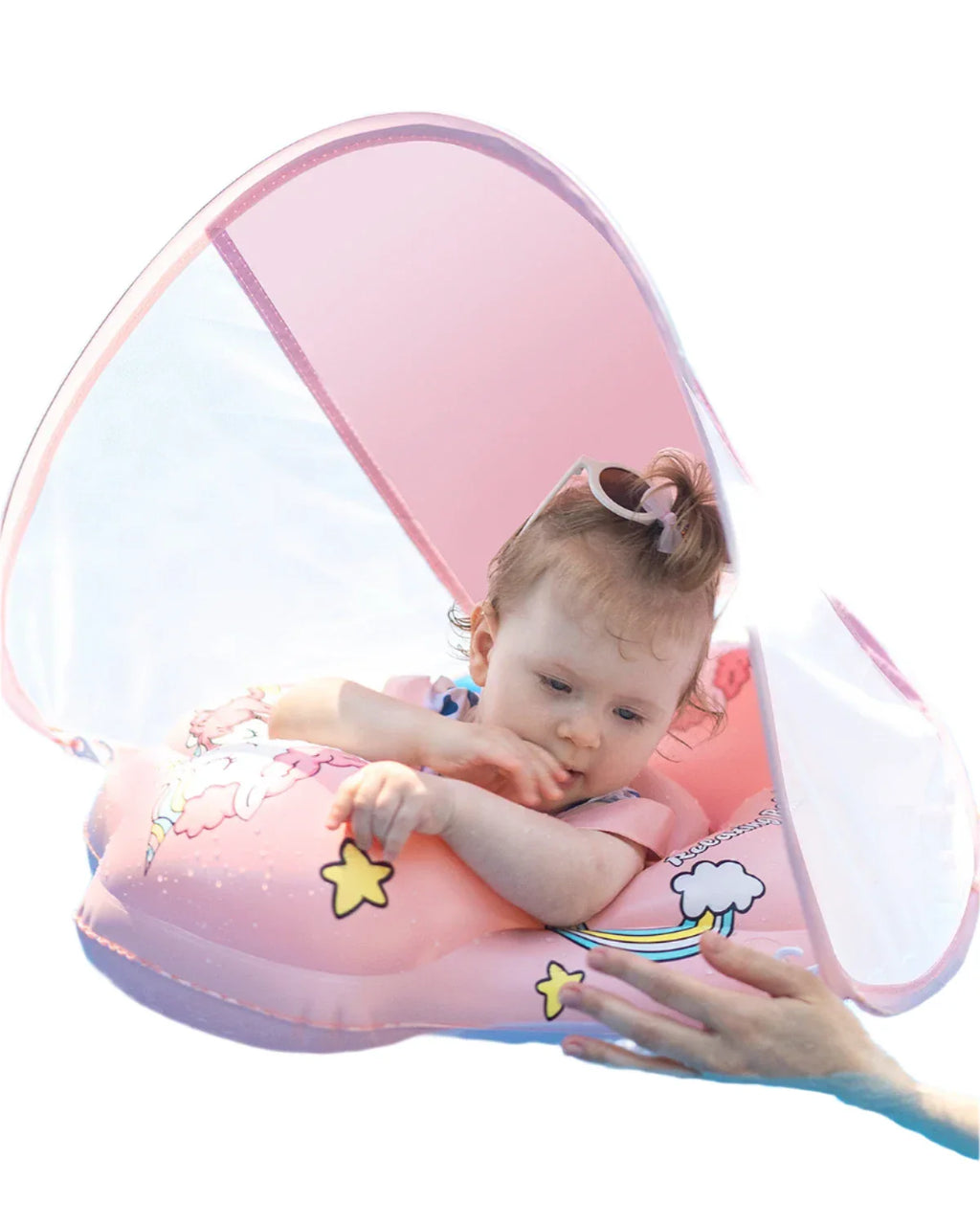 Safe and Secure Baby Swimming Float with Canopy