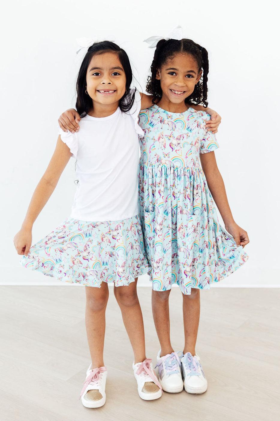 Unicorn Queen Pocket Twirl Dress