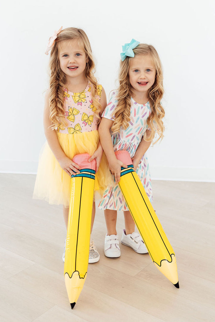 Color Crayons  Pocket Twirl Dress