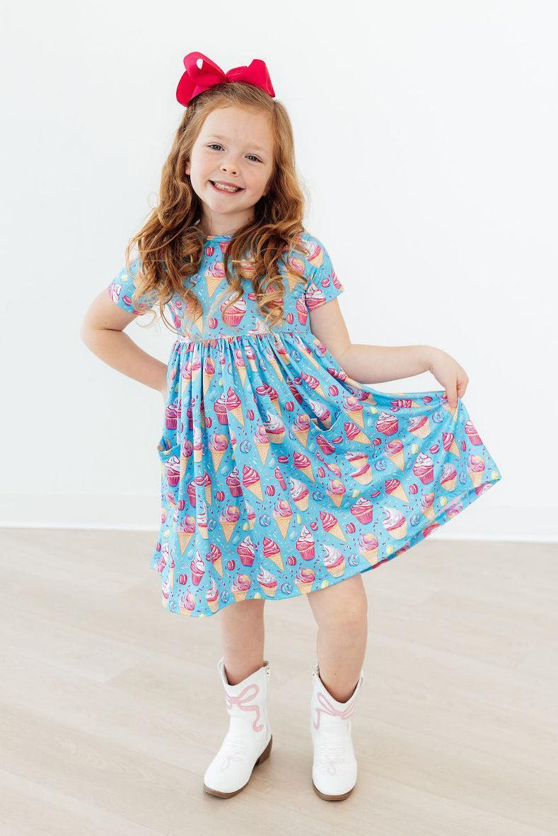 Delightful Desserts Pocket Twirl Dress