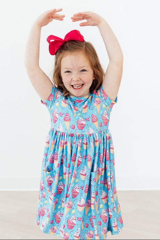 Delightful Desserts Pocket Twirl Dress