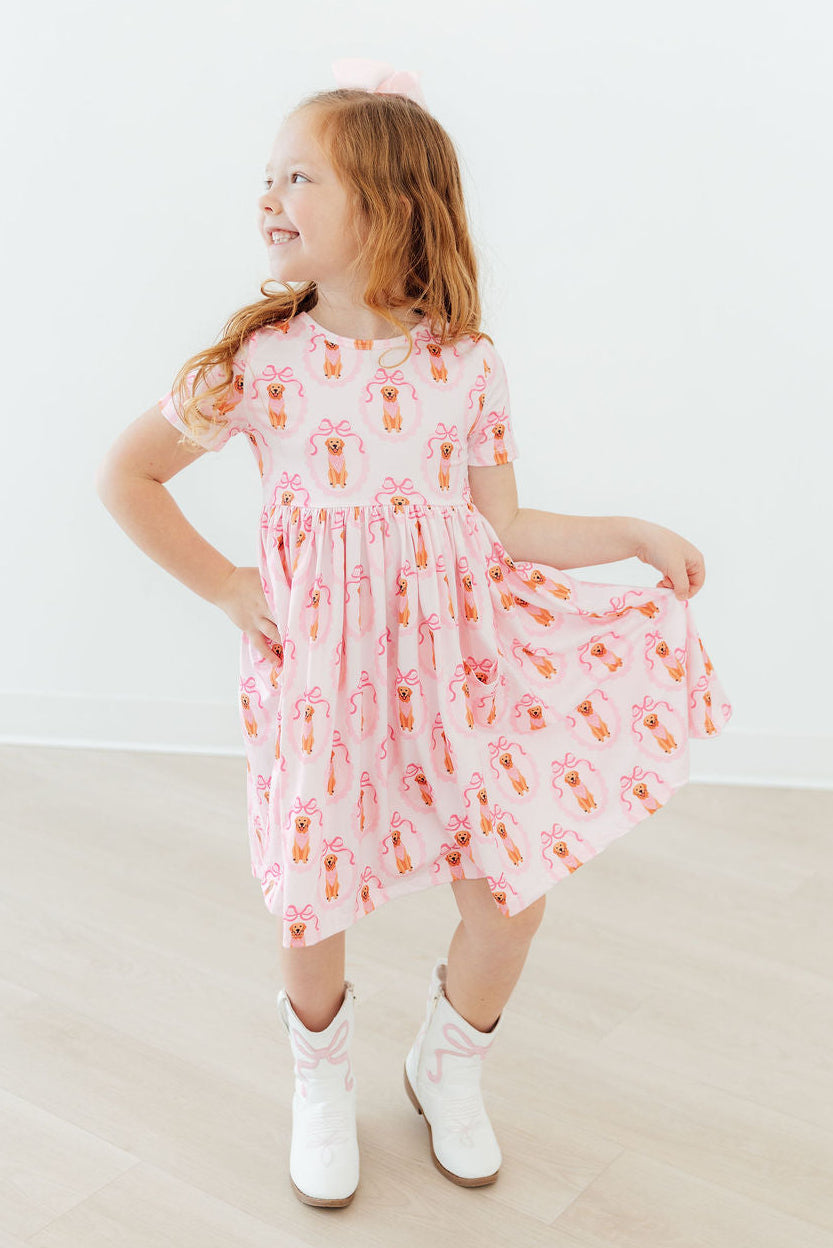 Girl's Best Friend Pocket Twirl Dress