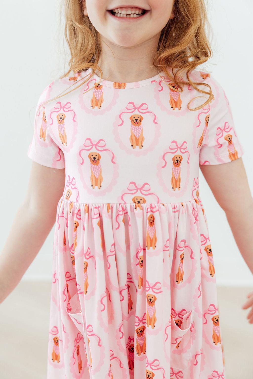Girl's Best Friend Pocket Twirl Dress