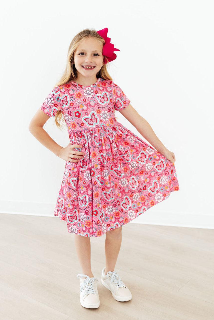 Hippie Sissy Pocket Twirl Dress