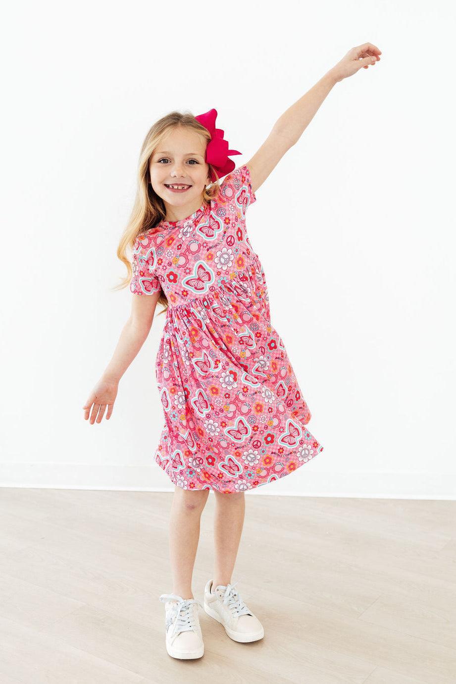 Hippie Sissy Pocket Twirl Dress
