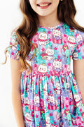 Time to Purr-ty Pocket Twirl Dress