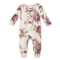 Baby Girl Cabbage Rose Cotton